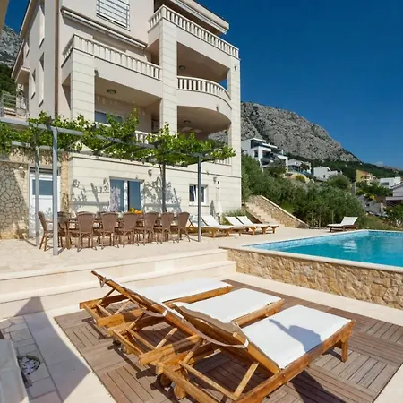 Luxury With Heated Pool, Jacuzzi And Sauna ماكارسكا